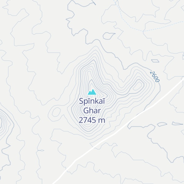 Map of Spīnkaī Ghar