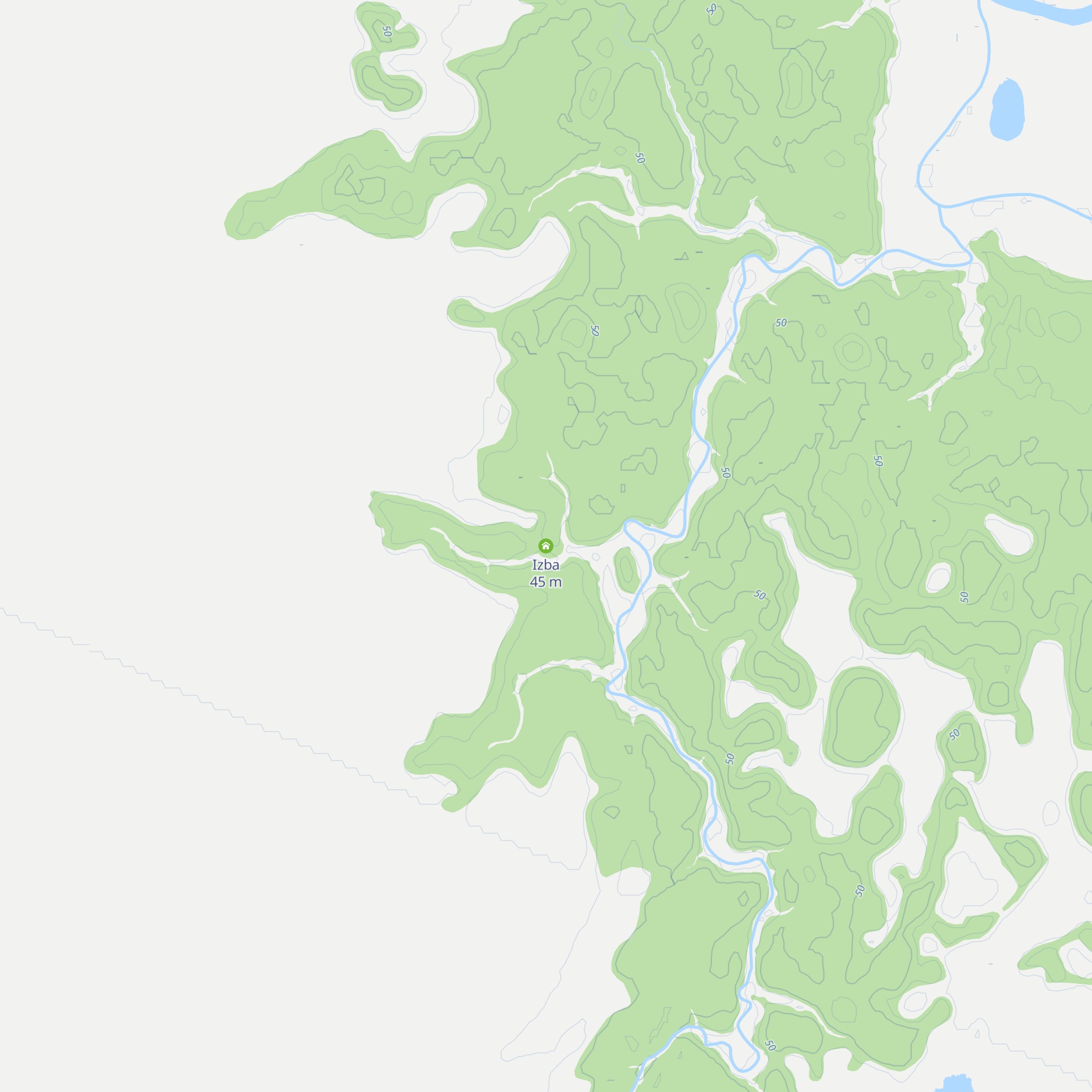 Izba map