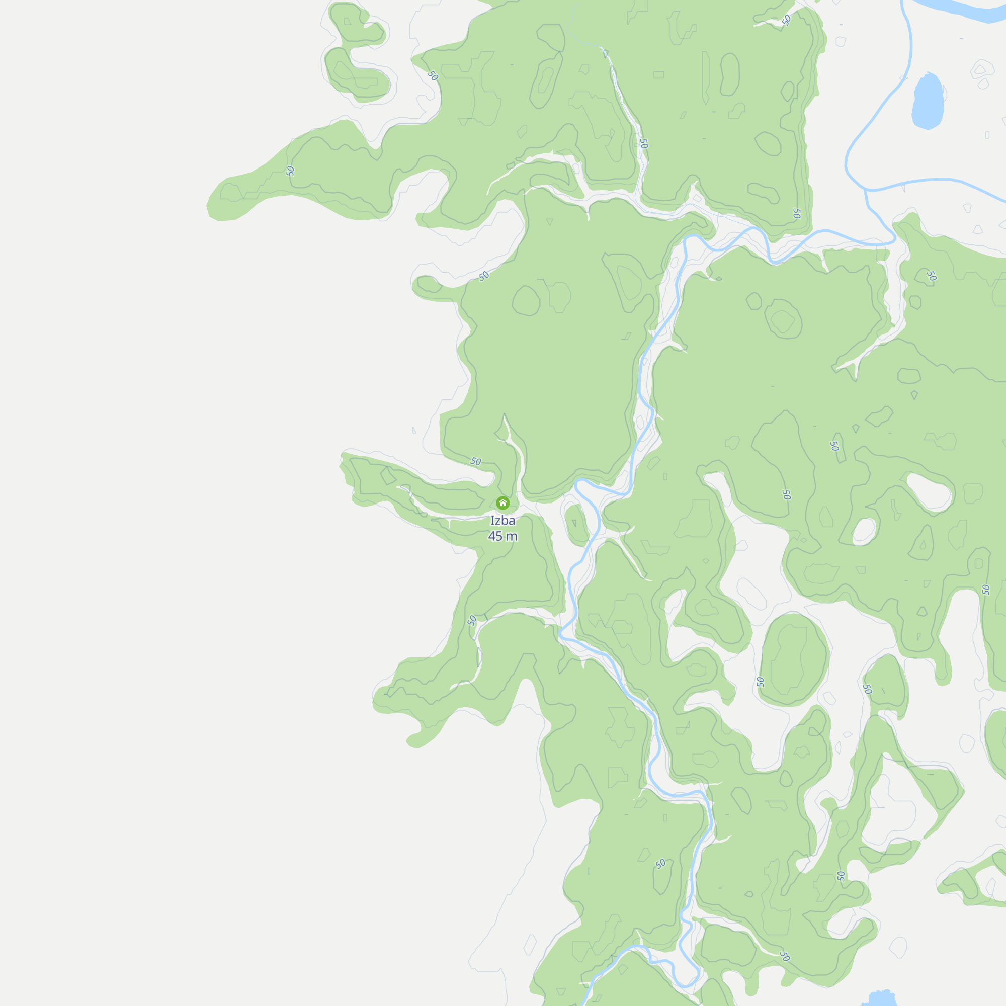 Izba map