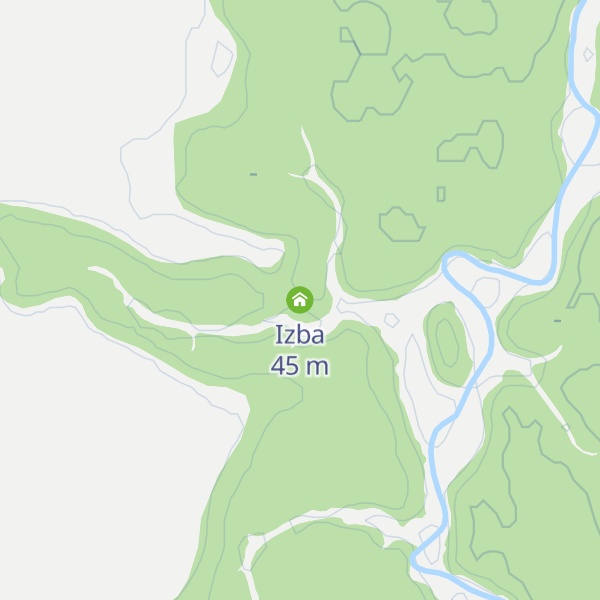 Map of Izba