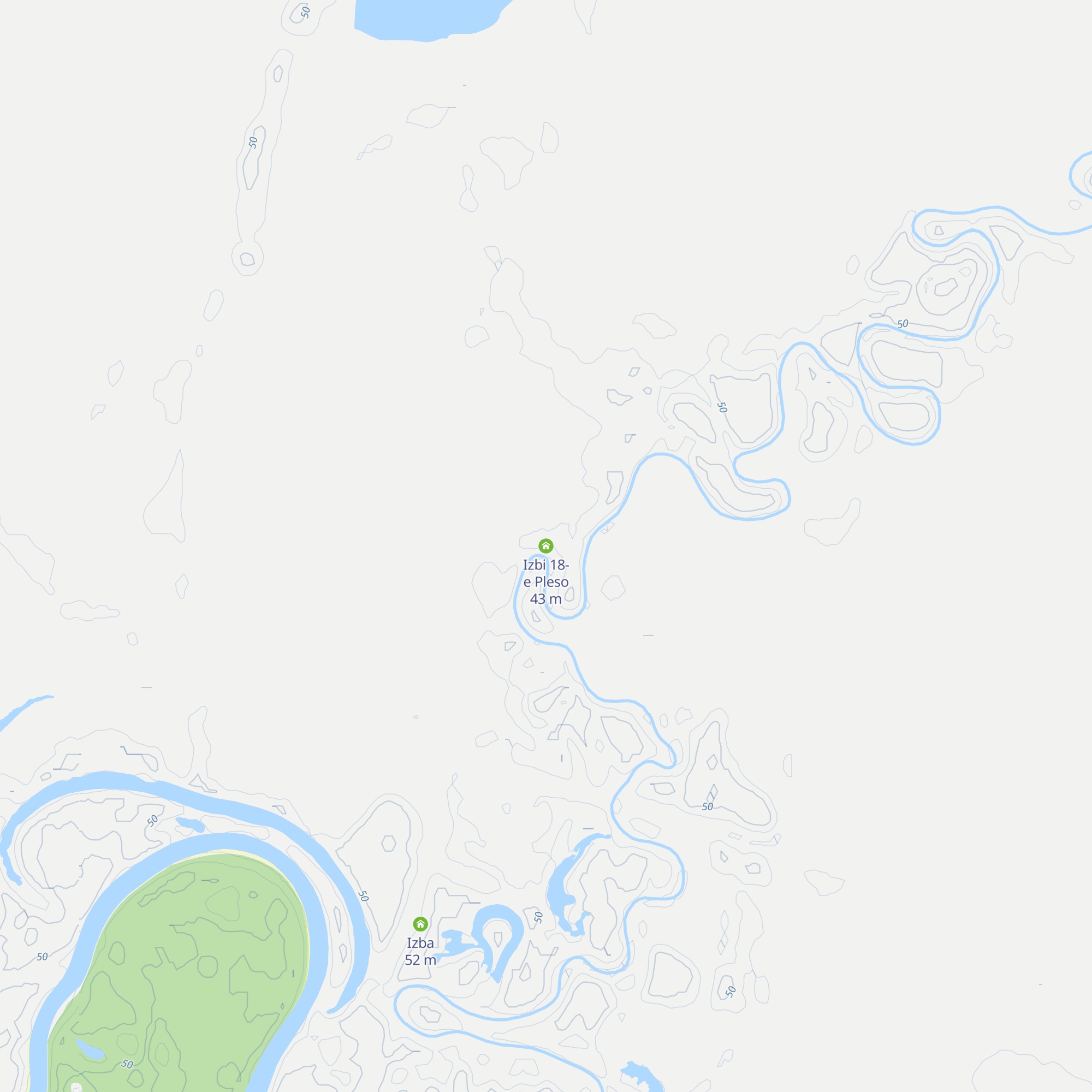 Izbi 18-e Pleso map