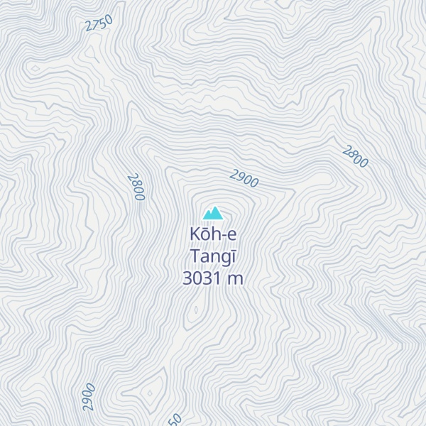 Map of Kōh-e Tangī