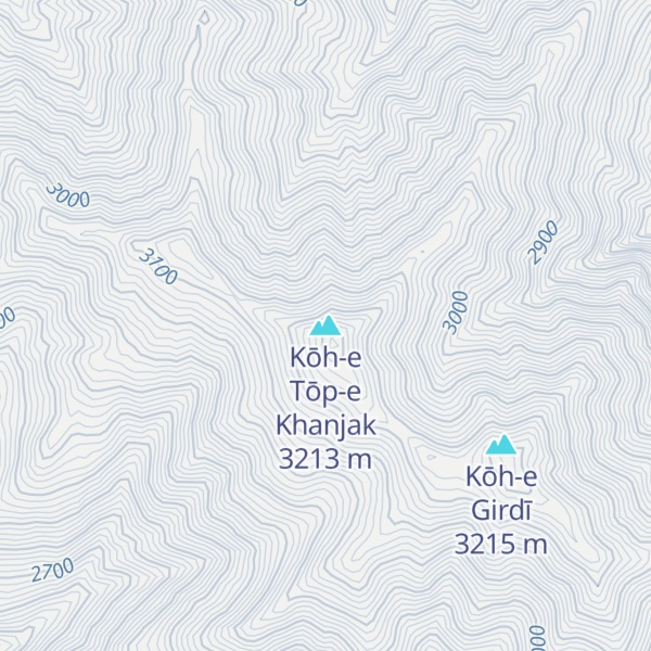 Map of Kōh-e Tōp-e Khanjak