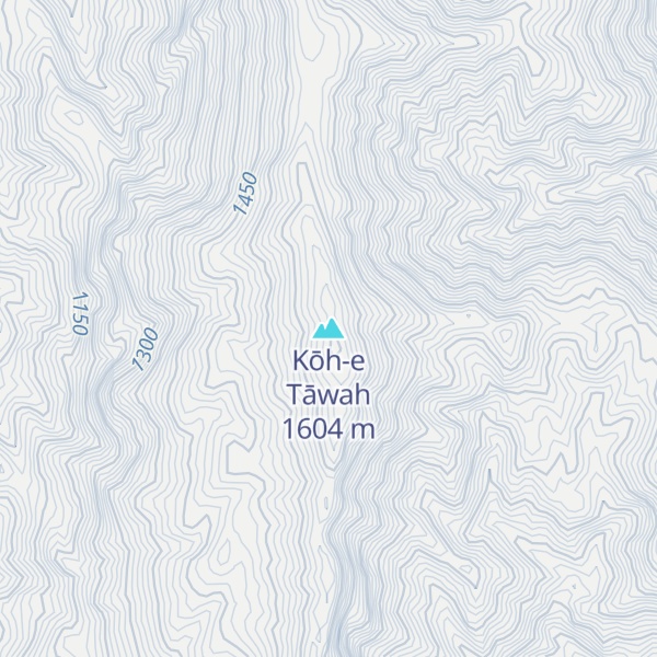 Map of Kōh-e Tāwah