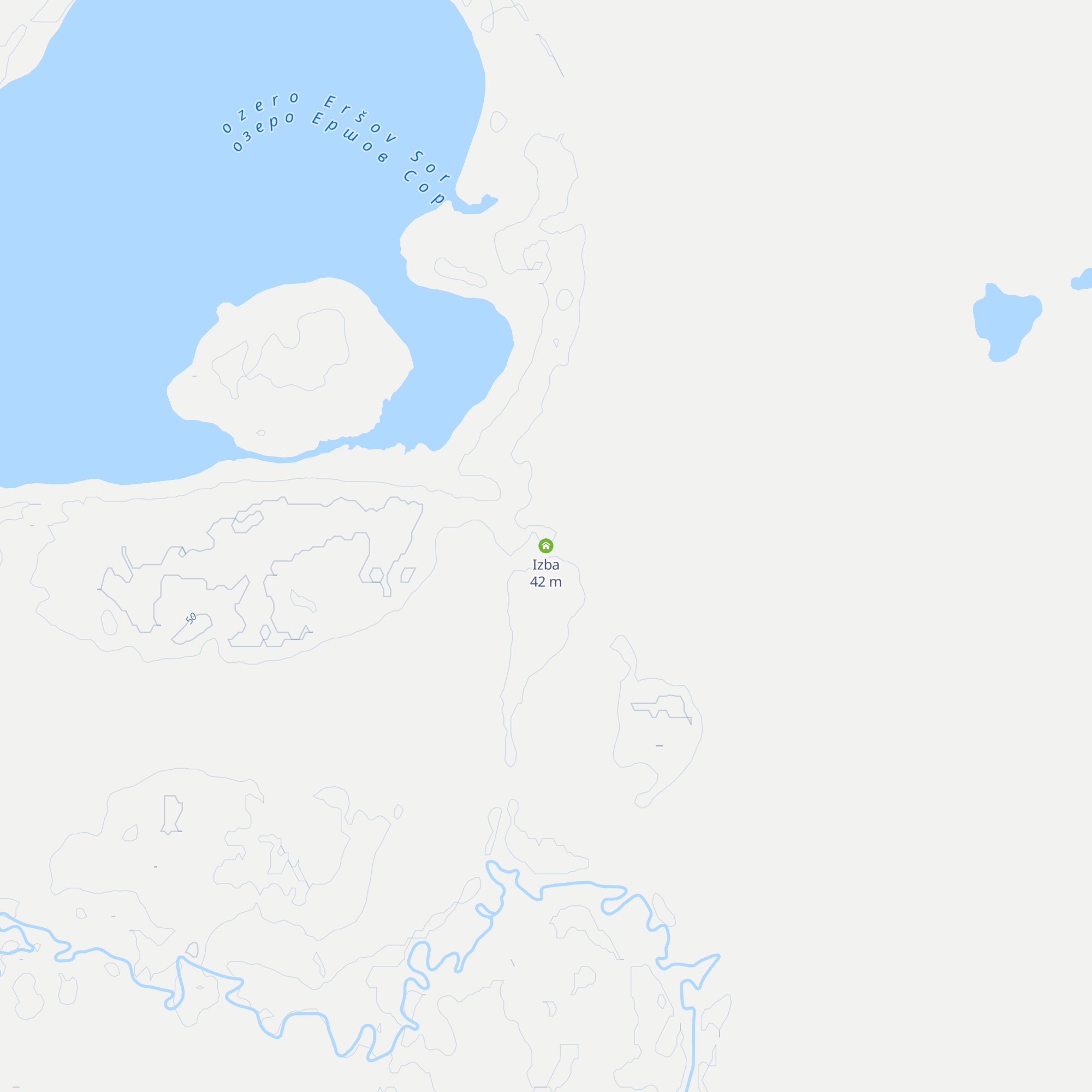 Izba map
