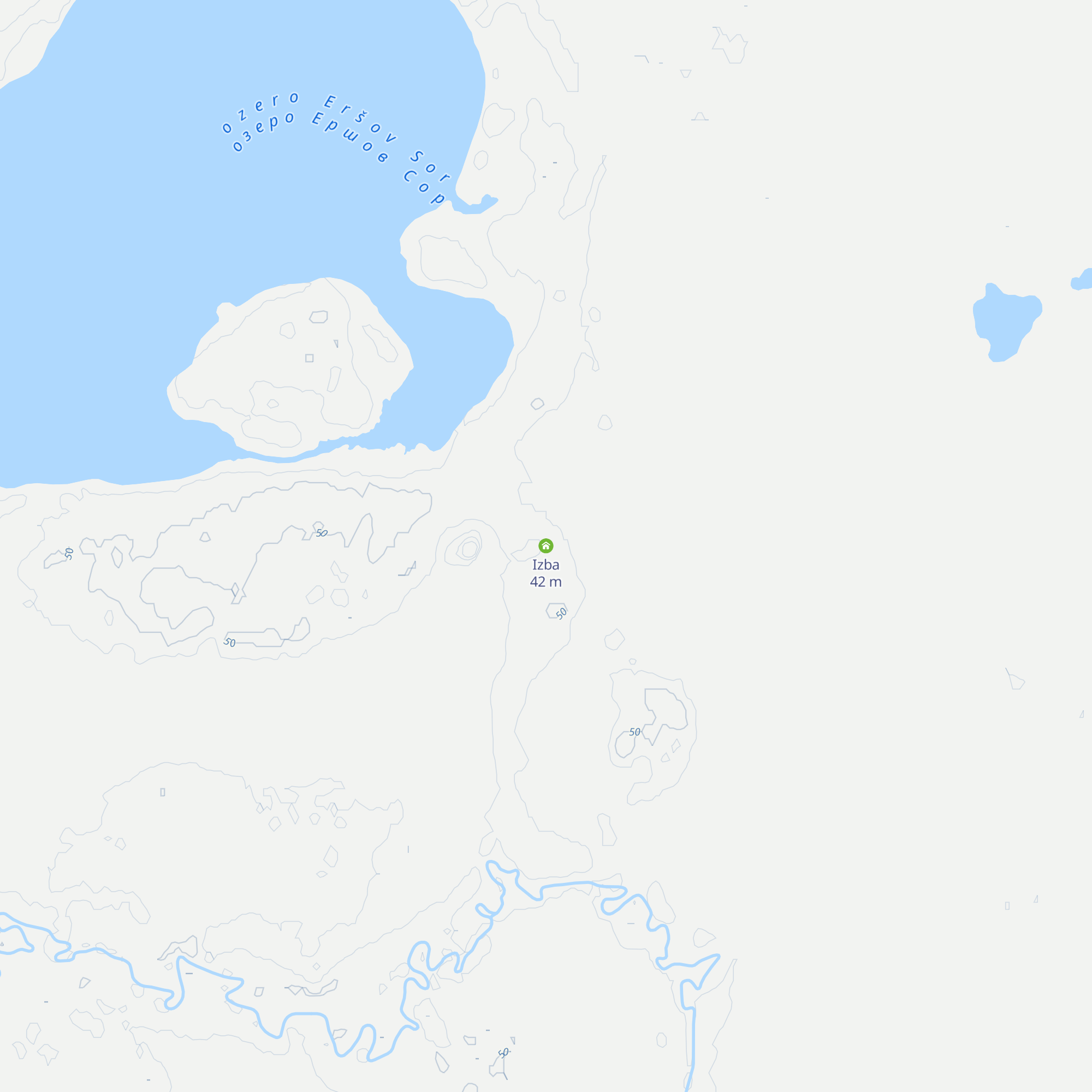Izba map