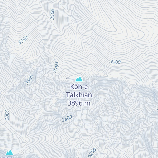 Map of Kōh-e Talkhīān