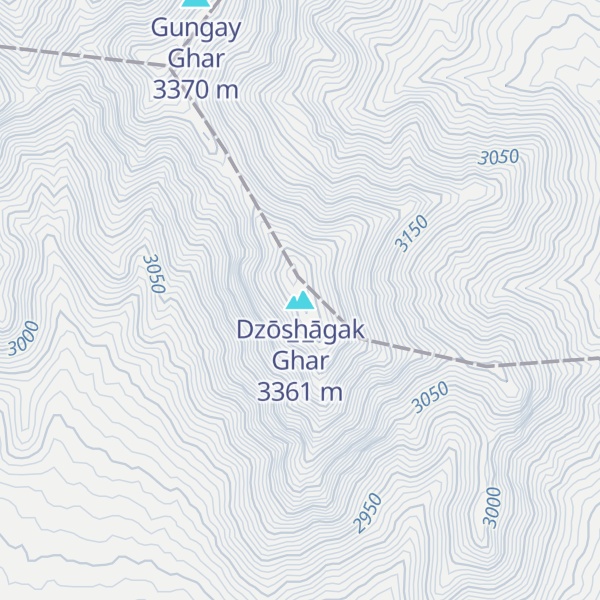 Map of Dzōs̲h̲āgak Ghar