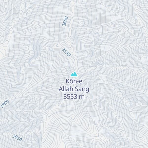 Map of Kōh-e Allāh Sang