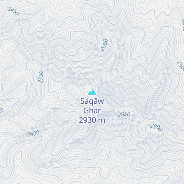 Map of Saqāw Ghar