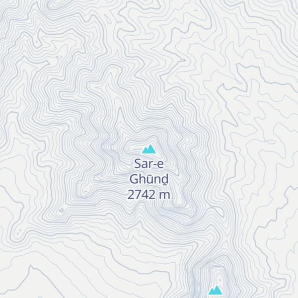 Map of Sar-e Ghūnḏ