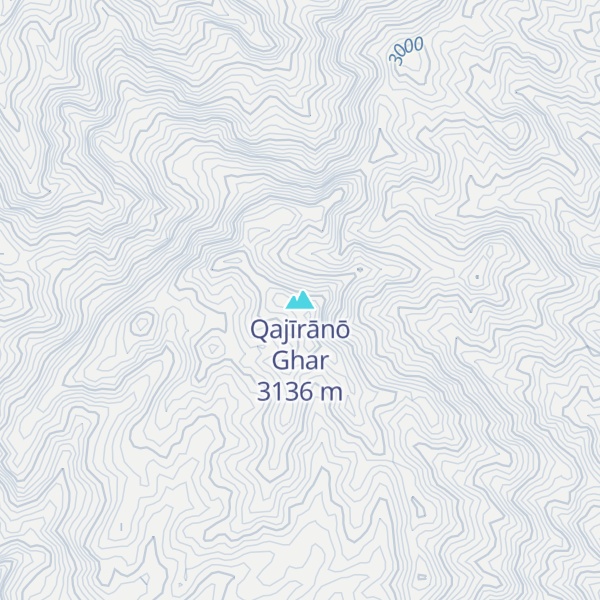 Map of Qajīrānō Ghar