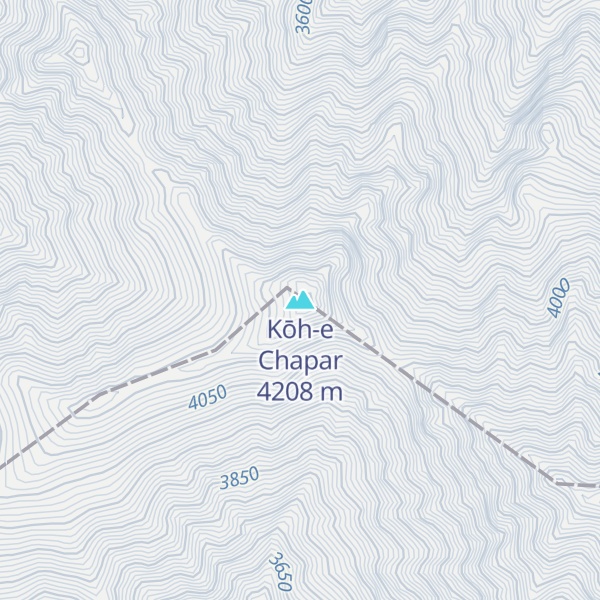 Map of Kōh-e Chapar