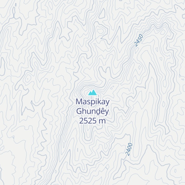 Map of Maspikay Ghunḏêy