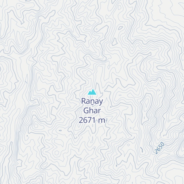 Map of Raṉay Ghar