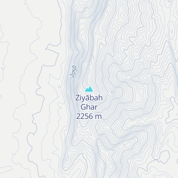 Map of Ziyābah Ghar