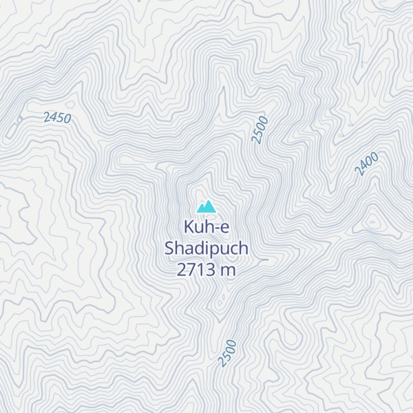 Map of Kuh-e Shadipuch