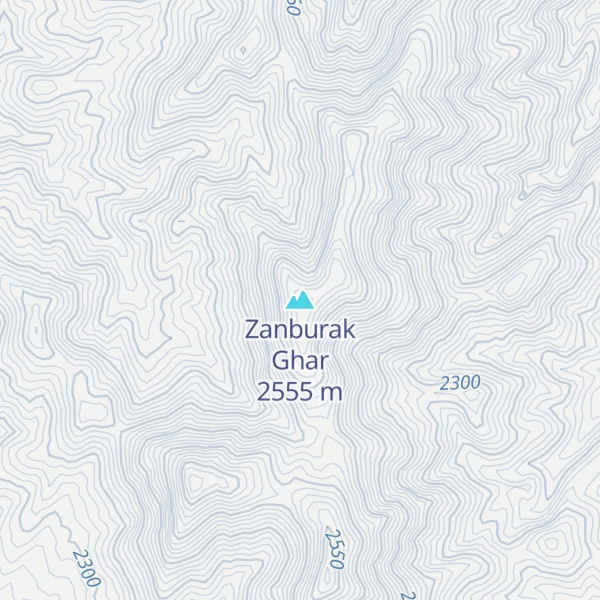 Map of Zanburak Ghar
