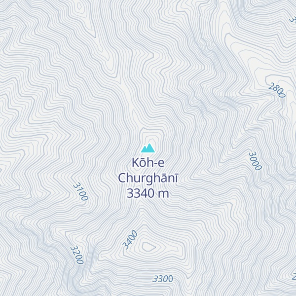 Map of Kōh-e Churghānī