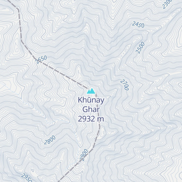 Map of Khūnay Ghar