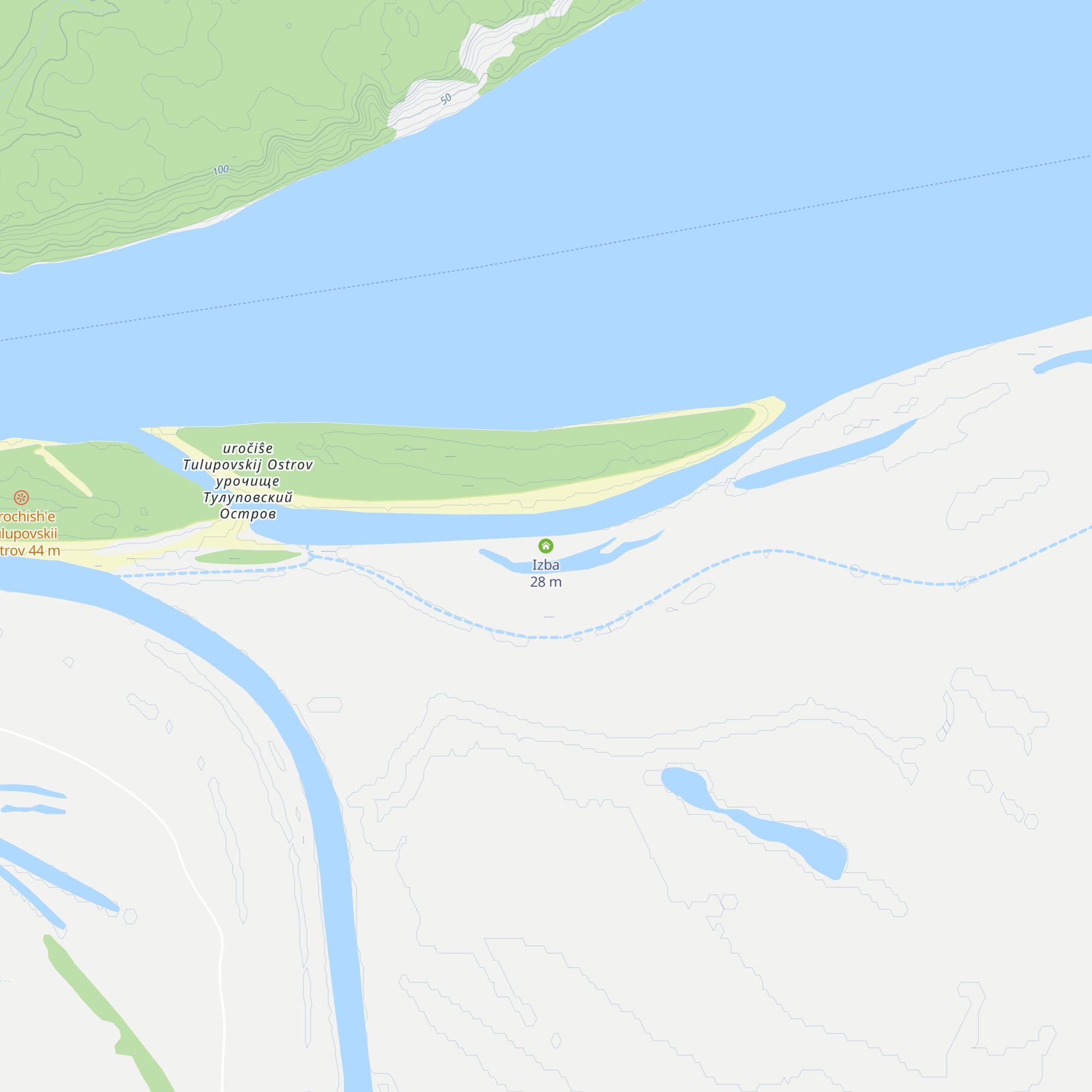Izba map