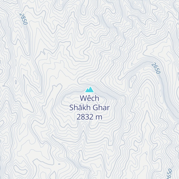 Map of Wêch Shākh Ghar