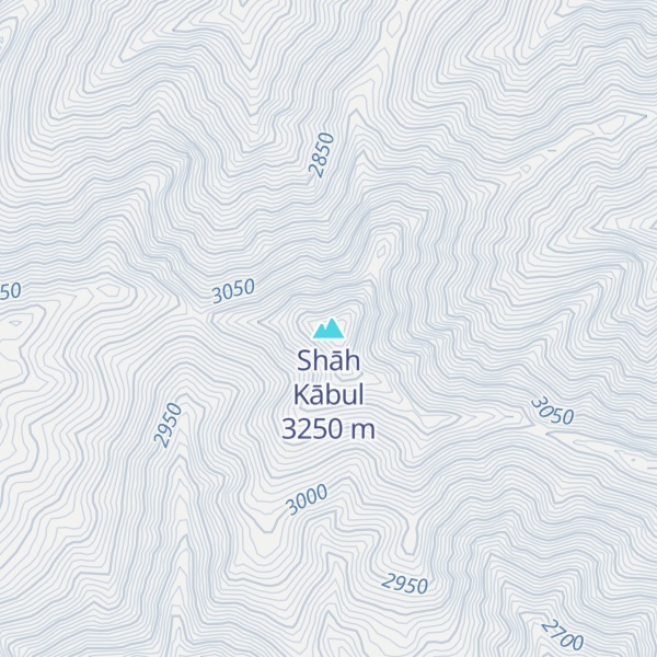 Map of Shāh Kābul