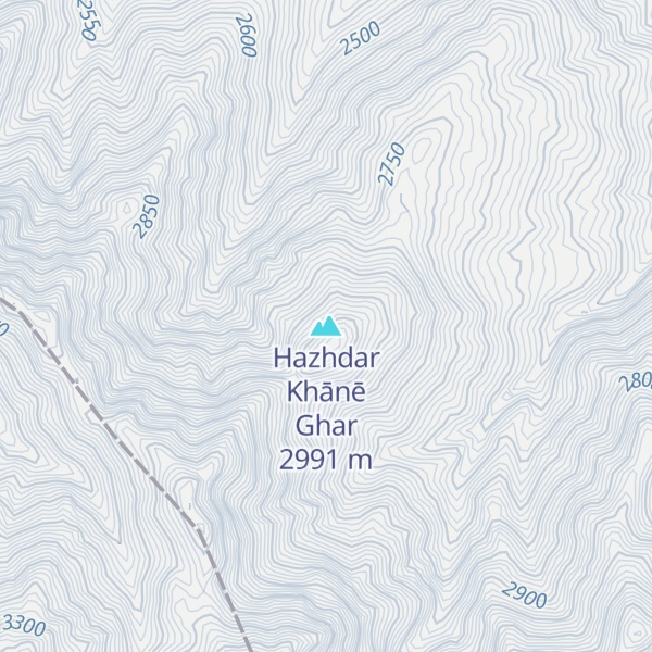 Map of Hazhdar Khānē Ghar