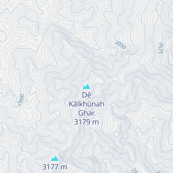 Map of Dê Kālkhūnah Ghar