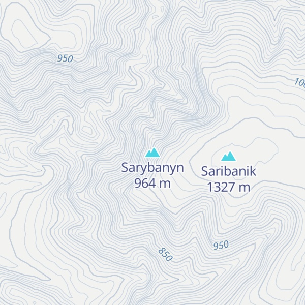 Map of Sarybanyn