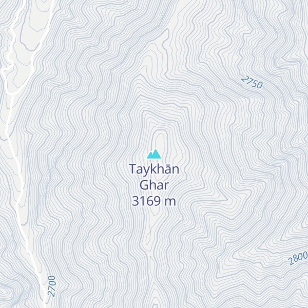 Map of Taykhān Ghar
