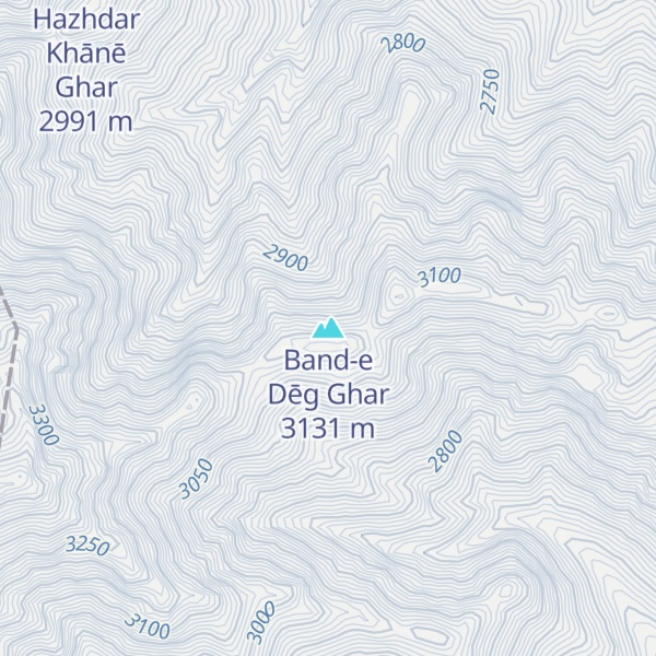 Map of Band-e Dēg Ghar