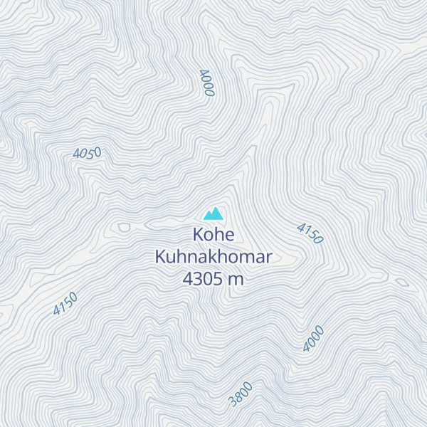 Map of Kohe Kuhnakhomar