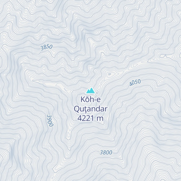Map of Kōh-e Quţandar