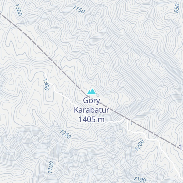 Map of Gory Karabatur