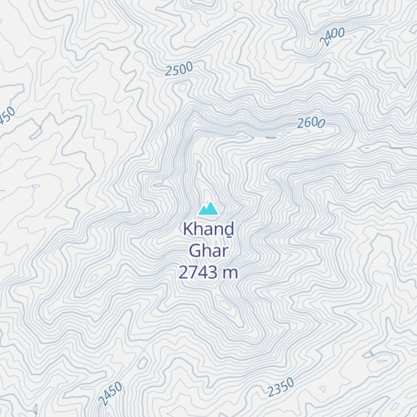 Map of Khanḏ Ghar