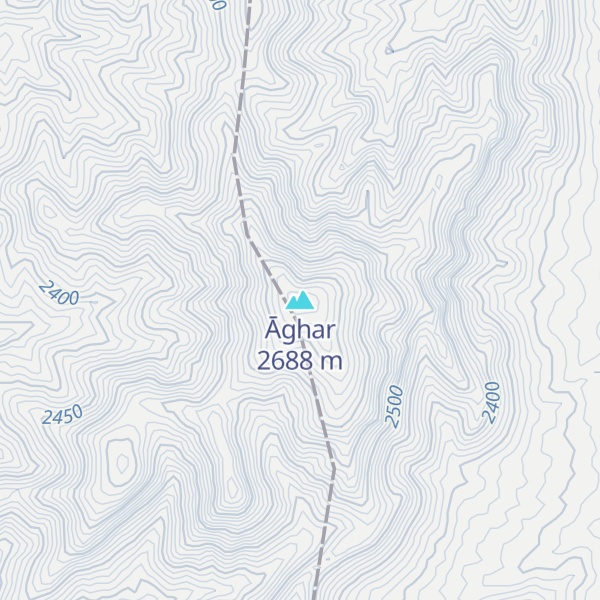 Map of Āghar