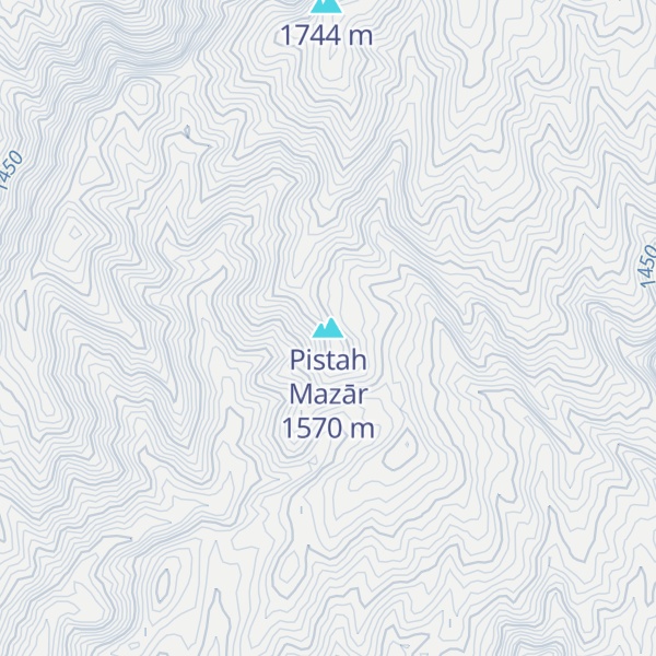 Map of Pistah Mazār