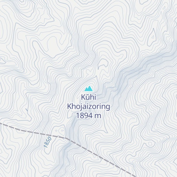 Map of Kŭhi Khojaizoring
