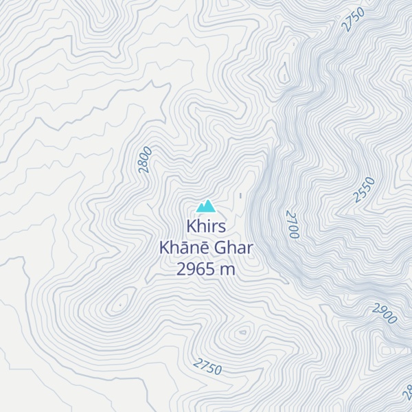 Map of Khirs Khānē Ghar