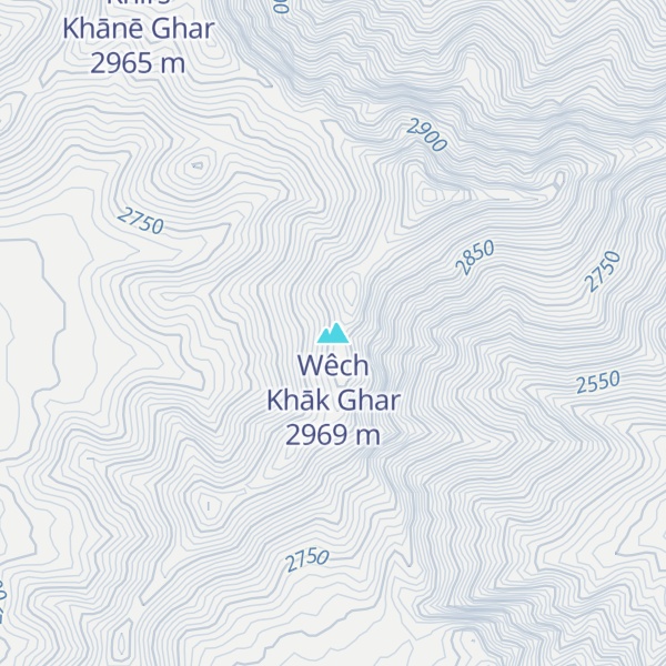 Map of Wêch Khāk Ghar