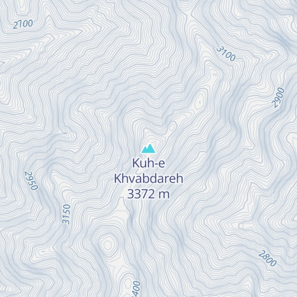 Map of Kuh-e Khvabdareh