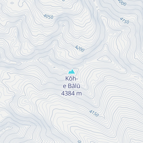 Map of Kōh-e Bālū