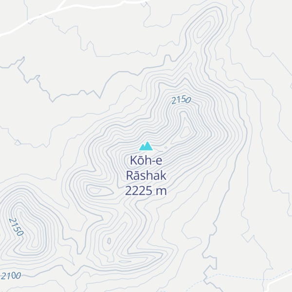 Map of Kōh-e Rāshak