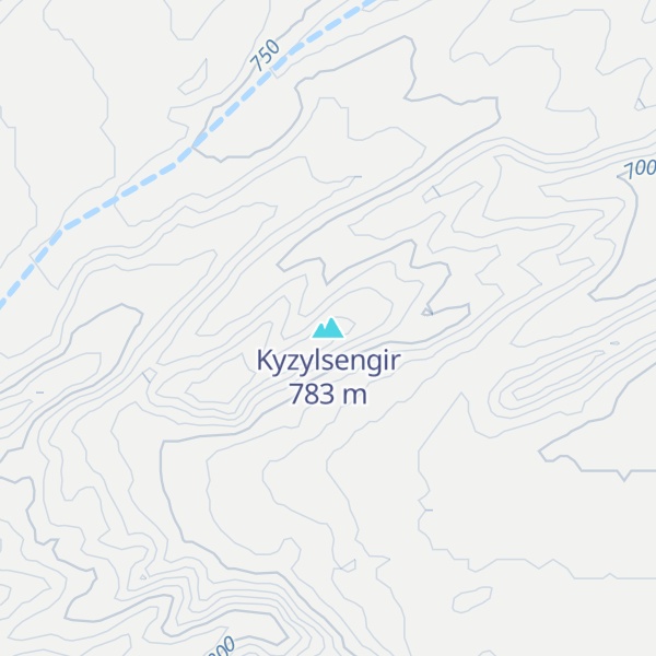Map of Kyzylsengir