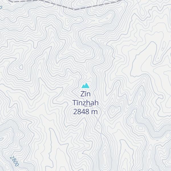 Map of Zīn Tīnz̲h̲ah
