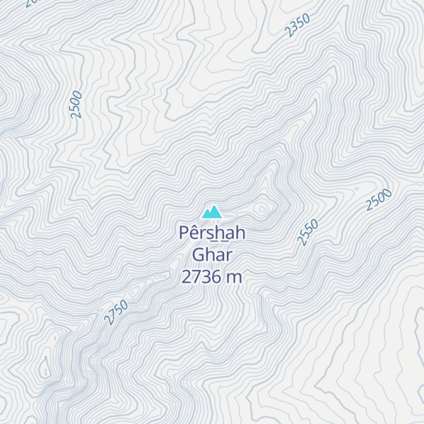 Map of Pêrs̲h̲ah Ghar