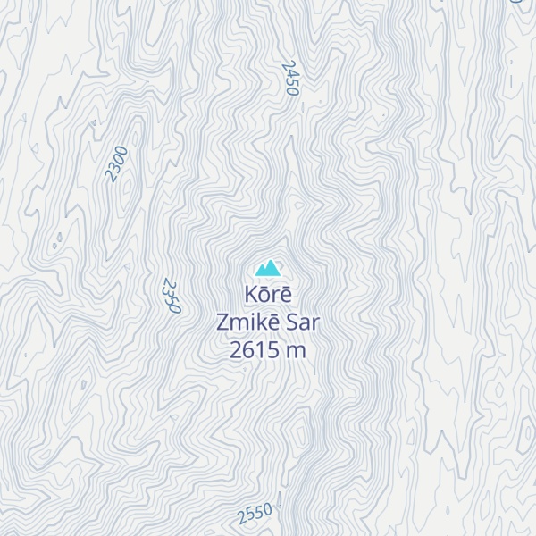 Map of Kōrē Zmikē Sar