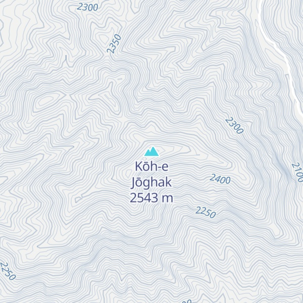 Map of Kōh-e Jōghak