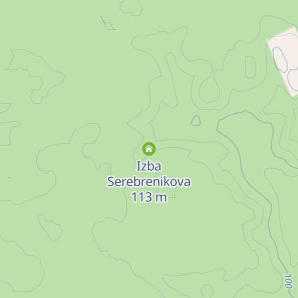 Map of Izba Serebrenikova